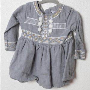 12 month gray dress